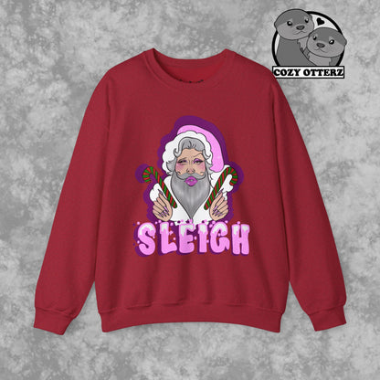 Santa Sleigh Christmas Sweatshirt